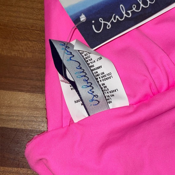 Isabella Rose Queensland High Leg One Piece Swimsuit Pink, Small - Picture 7 of 9